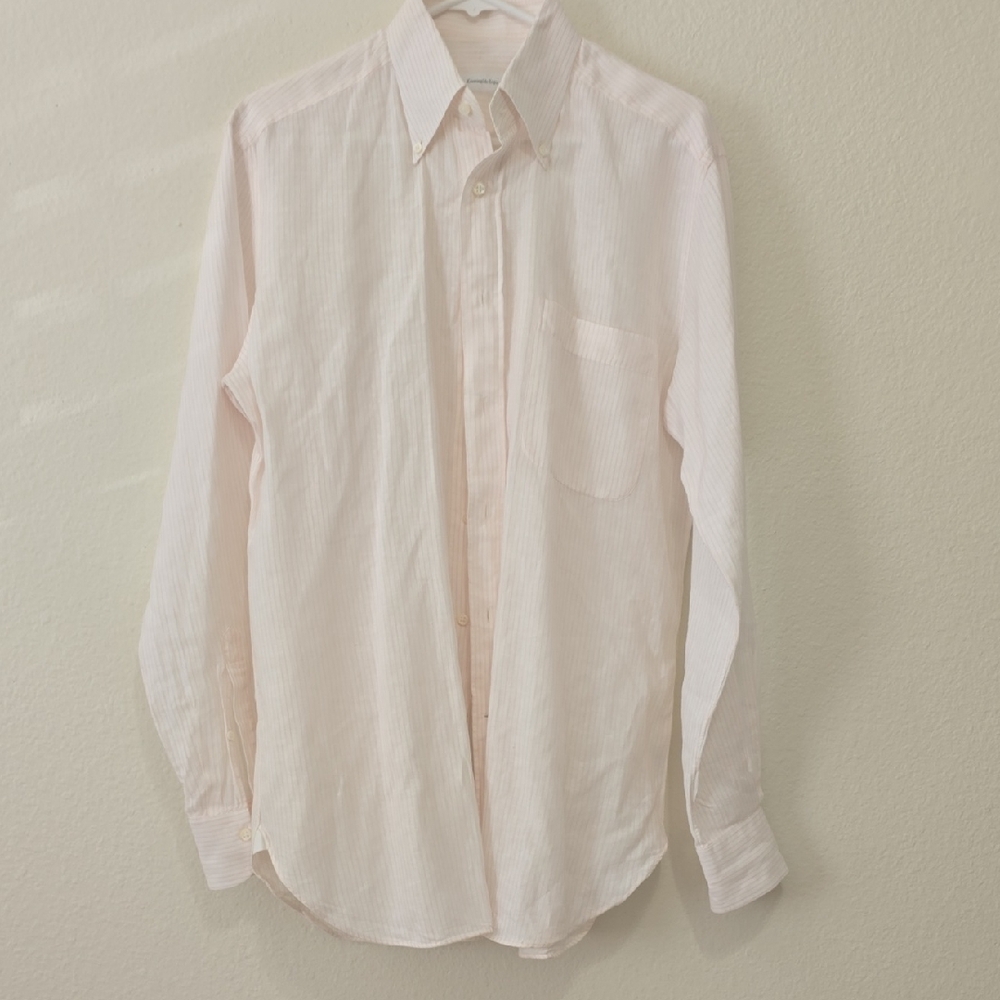 Ermenegildo‎ Zegna Light Pink Button Down Shirt M